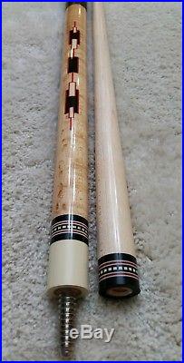 McDermott D25 Pool Cue, Leather, Original withNew Shaft Vintage D-Series 1984-1990