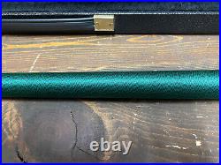 McDermott E-G6 Pool Cue Green Wrap 21.5oz 58 5/8 Used/Great Shape