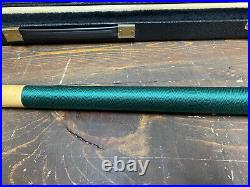 McDermott E-G6 Pool Cue Green Wrap 21.5oz 58 5/8 Used/Great Shape