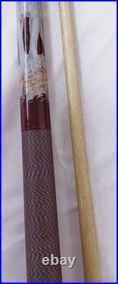 McDermott E-L1 pool cue wolf Graphic inlay with case