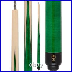 McDermott Emerald Green Sneaky Pete Pool Cue Maple Shaft. Free 1x1 Case