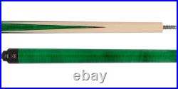 McDermott Emerald Green Sneaky Pete Pool Cue Maple Shaft. Free 1x1 Case
