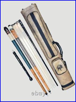 McDermott G-331 & G-204 Pool Cues WithExtra Shafts, Bag & Accessories