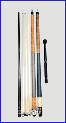 McDermott G-331 & G-204 Pool Cues WithExtra Shafts, Bag & Accessories