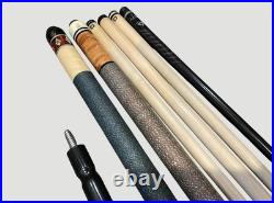 McDermott G-331 & G-204 Pool Cues WithExtra Shafts, Bag & Accessories