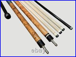 McDermott G-331 & G-204 Pool Cues WithExtra Shafts, Bag & Accessories