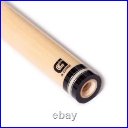 McDermott G-Core Pool Cue Shaft, Silver & Bone-Color Ring, 3/8-10, 13mm cue tip