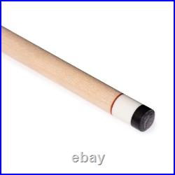 McDermott G-Core Pool Cue Shaft, Silver & Green Rings, 3/8-10, 13 mm cue tip