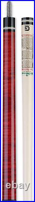 McDermott G202 Red Curly Maple Pool Cue with 12mm G-Core & Free Hard Case