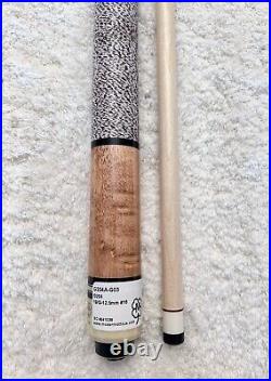 McDermott G204 Pool Cue with12.5mm G-Core Shaft, FREE HARD CASE (White/Brown Wrap)