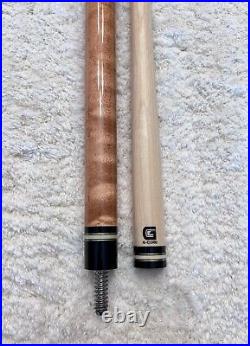 McDermott G204 Pool Cue with12.5mm G-Core Shaft, FREE HARD CASE (White/Brown Wrap)