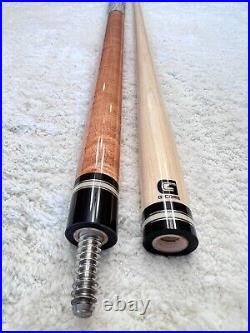 McDermott G204 Pool Cue with12.5mm G-Core Shaft, FREE HARD CASE (White/Brown Wrap)