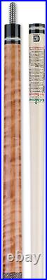 McDermott G204CM Curly Maple Green Pool Cue with 12.5mm G-Core & Free Hard Case