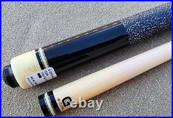 McDermott G206 Pool Cue, Black Paint, Speckled Irish Linen Wrap, G-Core Shaft