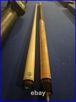 McDermott G225 i2 Shaft 12.5 MM 2-Piece Pool Cue 19 oz 58 with Hard Case