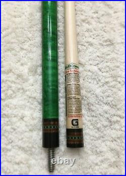 McDermott G229 CUSTOM Wrapless Pool Cue withG-Core Shaft, FREE HARD CASE (green)