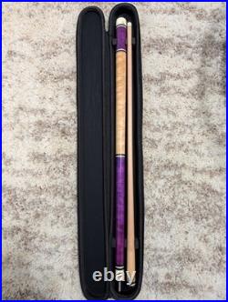 McDermott G230 Pool Cue with G-Core, Wrapless, With Case. Purple