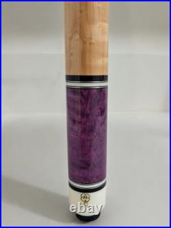 McDermott G230 Pool Cue with G-Core, Wrapless, With Case. Purple