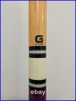 McDermott G230 Pool Cue with G-Core, Wrapless, With Case. Purple