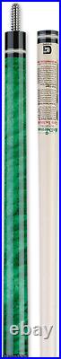 McDermott G240CM Curly Maple Green Pool Cue with 12.5mm G-Core & Free Hard Case