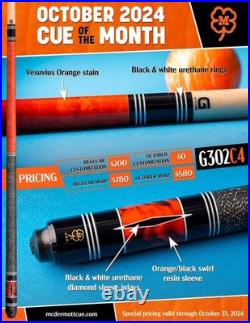 McDermott G302C4 Pool Cue October 2024 Cue of the Month