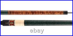 McDermott G331 Two-Piece Billiards Pool Cue with Clover and Maple Diamond inlays