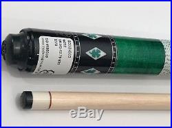 McDermott G332 pool cue emerald stain shamrock inlay FREE shipping AND FREE case