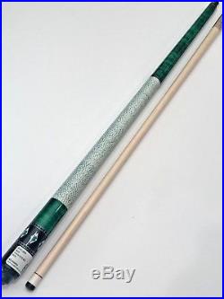 McDermott G332 pool cue emerald stain shamrock inlay FREE shipping AND FREE case