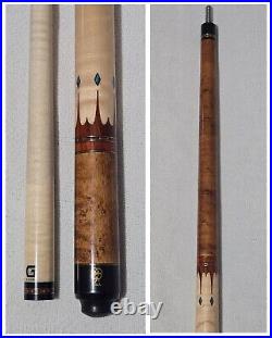 McDermott G407 Wrapless Pool Cue with G-Core Shaft & Carbon Fiber Shaft, Hard Case