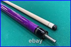 McDermott G418 Custom Purple Stain Billiards Pool Cue Stick + FREE HARD CASE