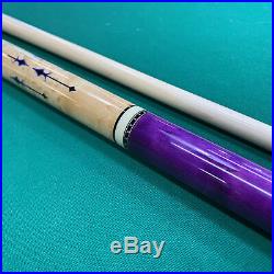 McDermott G418 Custom Purple Stain Billiards Pool Cue Stick + FREE HARD CASE
