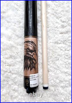 McDermott G438 Birds Of Prey Pool Cue withi-3 Shaft Upgrade, FREE CASE (11.75mm)