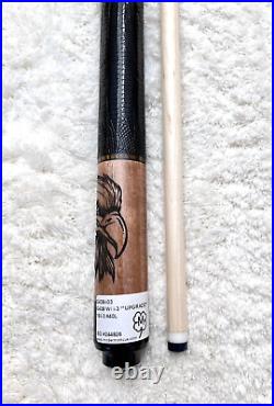 McDermott G438 Birds Of Prey Pool Cue withi-3 Shaft Upgrade, FREE CASE (11.75mm)