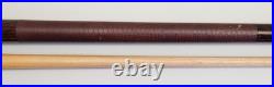 McDermott GS Pool Cue Dark Brown Maple Lizard Leather G-Core 2-Pc 58.5 19.5oz