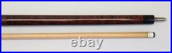McDermott GS Pool Cue Dark Brown Maple Lizard Leather G-Core 2-Pc 58.5 19.5oz