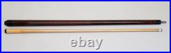 McDermott GS Pool Cue Dark Brown Maple Lizard Leather G-Core 2-Pc 58.5 19.5oz