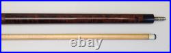 McDermott GS Pool Cue Dark Brown Maple Lizard Leather G-Core 2-Pc 58.5 19.5oz