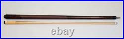 McDermott GS Pool Cue Dark Brown Maple Lizard Leather G-Core 2-Pc 58.5 19.5oz