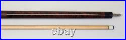 McDermott GS Pool Cue Dark Brown Maple Lizard Leather G-Core 2-Pc 58.5 19.5oz
