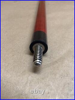 McDermott GS03 2pc Pool Cue Stick In Black Case -Tan/Red/Black