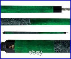 McDermott GS05 G-Series Green Two-Piece Billiards Pool Cue Stick 18 21 oz
