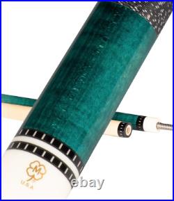 McDermott GS05C2 COTM Feb 2022 Two-Piece Teal Stained Billiards Pool Cue Stick