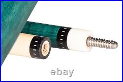 McDermott GS05C2 COTM Feb 2022 Two-Piece Teal Stained Billiards Pool Cue Stick