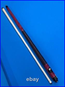 McDermott GS07C2 Pool Cue Burgundy & Natural Walnut Double Wash with Linen Wrap