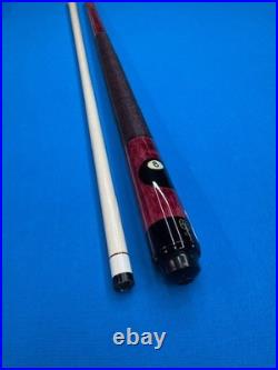 McDermott GS07C2 Pool Cue Burgundy & Natural Walnut Double Wash with Linen Wrap