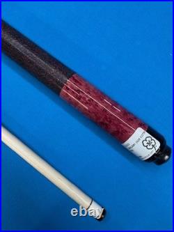 McDermott GS07C2 Pool Cue Burgundy & Natural Walnut Double Wash with Linen Wrap