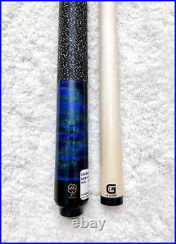 McDermott GS08 Pool Cue with 12mm G-Core Shaft, FREE HARD CASE (Blue/Green)