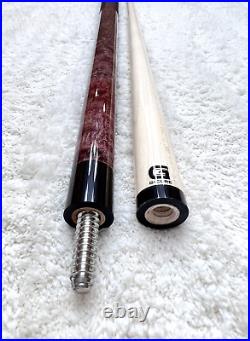 McDermott GS09 Pool Cue with 12.25mm G-Core Shaft, FREE HARD CASE (Red/Grey Stain)