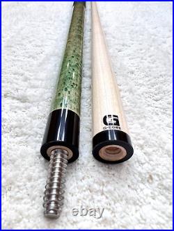 McDermott GS12 Pool Cue with 12.5mm G-Core Shaft, FREE HARD CASE (Green/Nat Walnt)