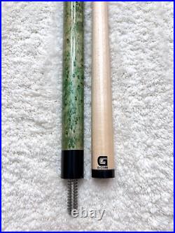 McDermott GS12 Pool Cue with 12.5mm G-Core Shaft, FREE HARD CASE (Green/Nat Walnt)